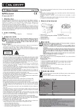 Предварительный просмотр 3 страницы MC Crypt GLP03LJ Operating Instructions