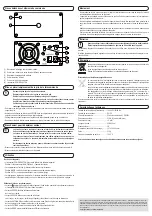 Предварительный просмотр 6 страницы MC Crypt GLP19 Operating Instructions Manual