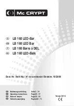 Preview for 1 page of MC Crypt LB 160 Operating Instructions Manual