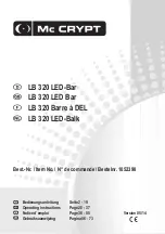 Preview for 1 page of MC Crypt LB 320 Operating Instructions Manual