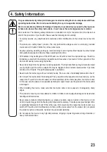 Preview for 23 page of MC Crypt LB 320 Operating Instructions Manual