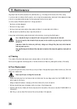 Preview for 36 page of MC Crypt LB 320 Operating Instructions Manual