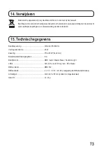 Preview for 73 page of MC Crypt LB 320 Operating Instructions Manual