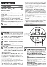 Preview for 5 page of MC Crypt LCB001 Operating Instructions Manual