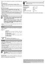 Preview for 2 page of MC Crypt Mini Star Laser Operating Instructions Manual