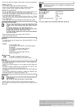 Preview for 4 page of MC Crypt Mini Star Laser Operating Instructions Manual