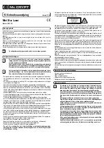 Preview for 7 page of MC Crypt Mini Star Laser Operating Instructions Manual