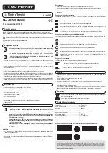 Предварительный просмотр 3 страницы MC Crypt PHM956 Operating Instructions