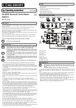 Preview for 3 page of MC Crypt WL-250BT Operating Instructions Manual