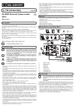 Preview for 7 page of MC Crypt WL-250BT Operating Instructions Manual