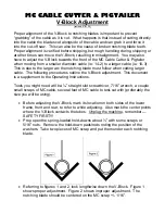 Preview for 9 page of MC Cutter MC Cable Cutter & Pigtailer Instructions Manual