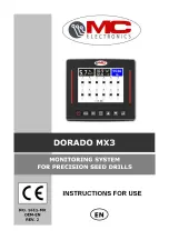 MC Electronic DORADO MX3 Instructions For Use Manual предпросмотр