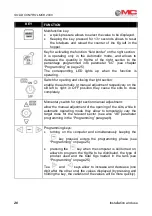 Preview for 20 page of MC Electronics MCK 2000 Instructions For Use Manual