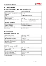 Preview for 46 page of MC Electronics MCK 2000 Instructions For Use Manual