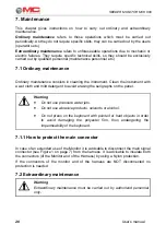 Предварительный просмотр 20 страницы MC Electronics MCK 800 User Manual