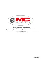 Предварительный просмотр 24 страницы MC Electronics MCK 800 User Manual