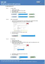 Preview for 22 page of MC Technologies MC 100 SW User Manual