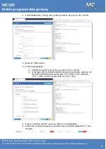 Preview for 40 page of MC Technologies MC 100 SW User Manual