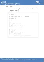 Preview for 42 page of MC Technologies MC 100 SW User Manual