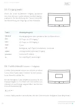 Предварительный просмотр 36 страницы MC Referenz mc 611 Owner'S Manual