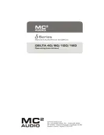 MC2 Audio Delta 100 Operating Instructions Manual preview