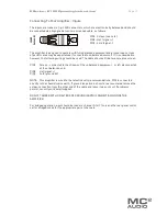 Preview for 11 page of MC2 Audio E100 Operating Instructions Manual