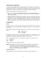 Preview for 8 page of MC2 Audio MC1250 Operating Instructions Manual