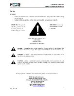 Preview for 7 page of MC3 ChipMaster Operation & Maintenance Manual