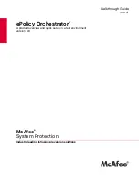 Предварительный просмотр 3 страницы McAfee ePolicy Orchestrator Manual