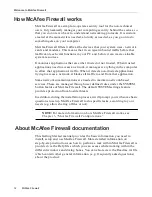 Preview for 12 page of McAfee FIREWALL 2.1-GETTING STARTED Getting Started