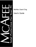 Предварительный просмотр 1 страницы McAfee Guard Dog User Manual