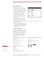 Preview for 2 page of McAfee INTERNET SECURITY 2009 Datasheet