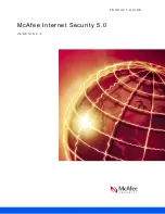 Предварительный просмотр 1 страницы McAfee INTERNET SECURITY 5.0 Manual