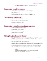 Предварительный просмотр 13 страницы McAfee Internet Security Suite User Manual