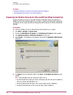 Предварительный просмотр 16 страницы McAfee Microsoft SharePoint 2.5.0 User Manual