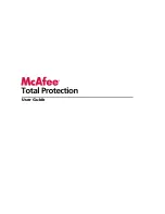 McAfee MTP09EMB1RAA - Total Protection 2009 User Manual preview