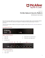 McAfee NS3500 Quick Start Manual preview