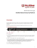 McAfee NS5100 Quick Start Manual предпросмотр