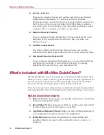 Preview for 14 page of McAfee QUICKCLEAN 3.0 Manual