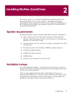 Preview for 17 page of McAfee QUICKCLEAN 3.0 Manual