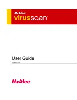 McAfee VirusScan 10.0 User Manual preview