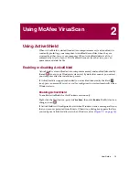 Предварительный просмотр 13 страницы McAfee VirusScan 2005 User Manual