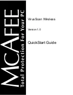 McAfee VIRUSSCAN WIRELESS 1.0 - Quick Start Manual preview