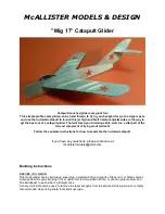 Preview for 1 page of McALLISTER Mig 17 Manual