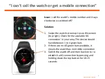 Preview for 4 page of mCareWatch HW2 Troubleshooting Manual