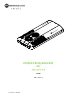 Preview for 1 page of MCC 68AC430-100 Operation & Service Manual