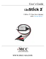 MCC i2cStick 2 User Manual preview