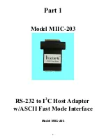 Preview for 7 page of MCC iPort/AFM MIIC-203 User Manual