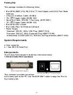 Preview for 9 page of MCC iPort/AFM MIIC-203 User Manual