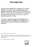 Предварительный просмотр 2 страницы MCC MIIC-201 User Manual